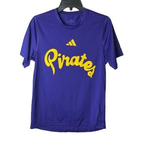 Adidas Pirates T-Shirt Purple East Carolina University